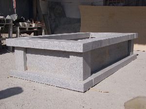 3단사각둘레석(소형-3자6치×6자,높이 1자7치)