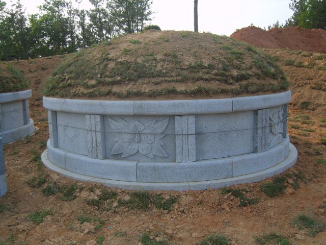 3단 원형둘레석